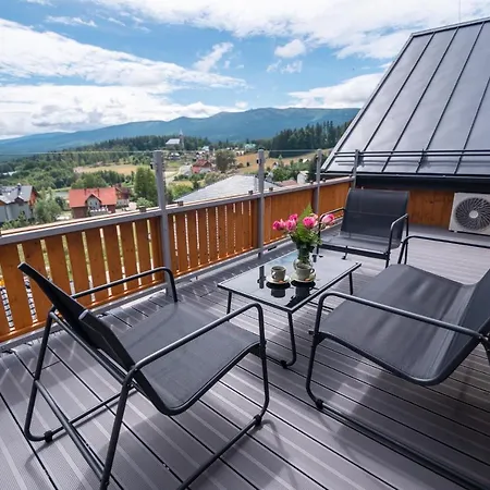 Apartmán W Naturze - Dla Aktywnych Premium Taras 20m2 Widok Na Karkonosze Blisko Szlakow I Stoku Dolina Szczescia *