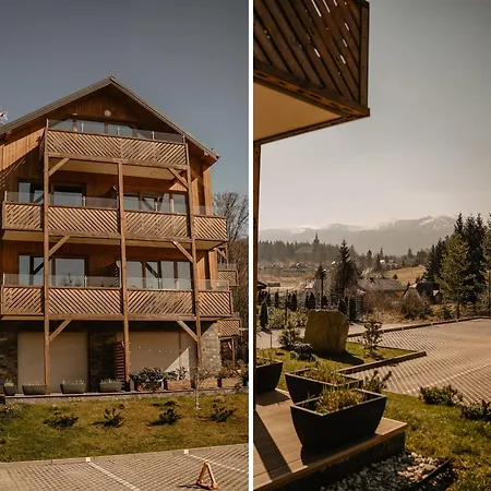 Апартаменты W Naturze - Dla Aktywnych Premium Taras 20m2 Widok Na Karkonosze Blisko Szlakow I Stoku Dolina Szczescia Шклярска-Поремба